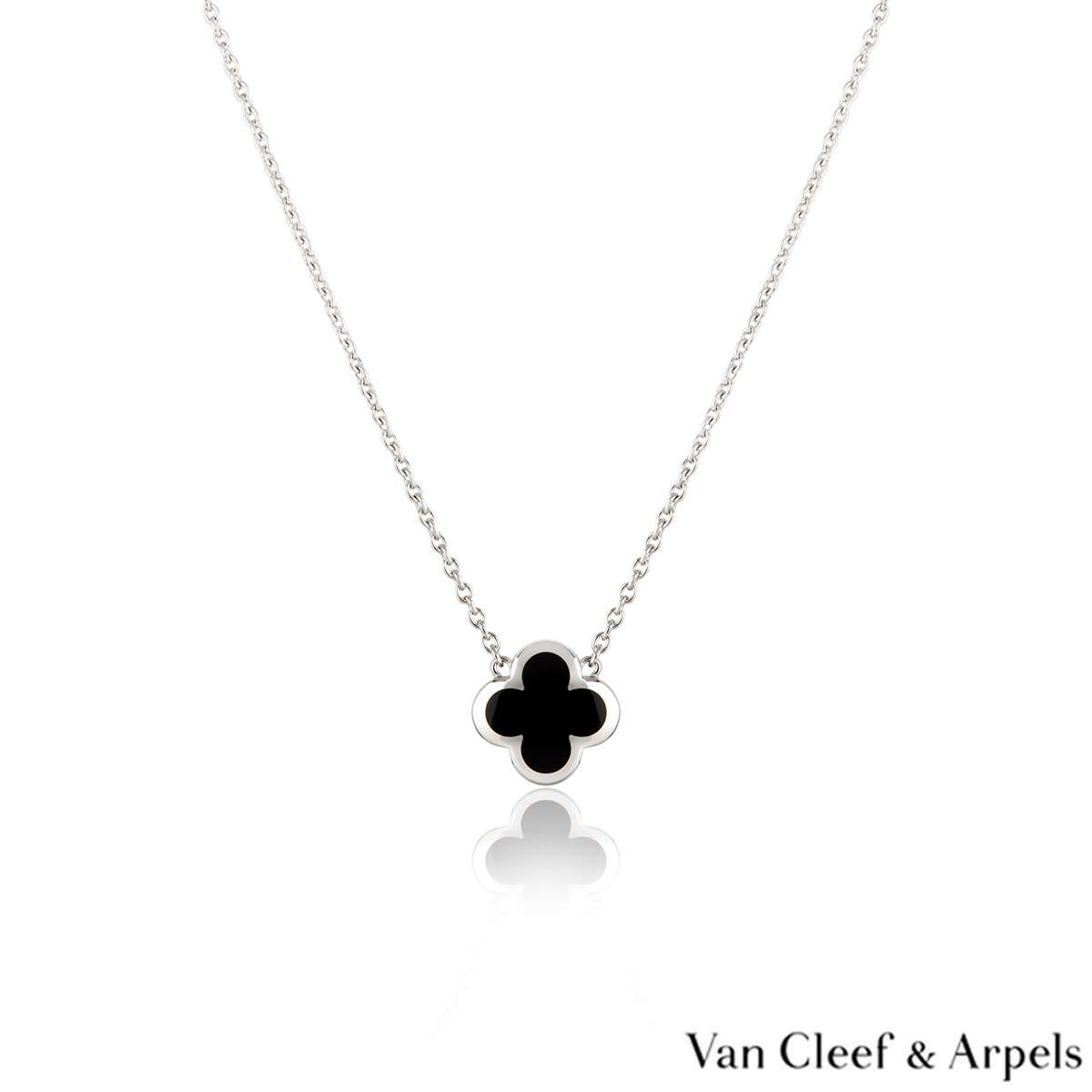 van cleef black necklace